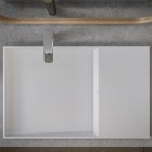 Roca Horizon umywalka 60x38 cm prostokątna wpuszczana w blat biała A32727900B