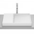Roca Horizon umywalka 60x38 cm prostokątna wpuszczana w blat biały mat A32727962B