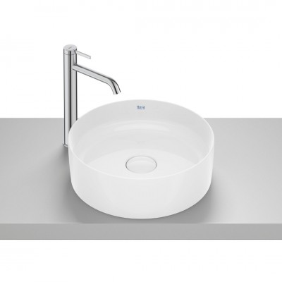 Roca Terra umywalka okrągła 39 cm nabaltowa biała A32787N000