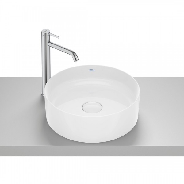 Roca Terra umywalka okrągła 39 cm nabaltowa biała A32787N000