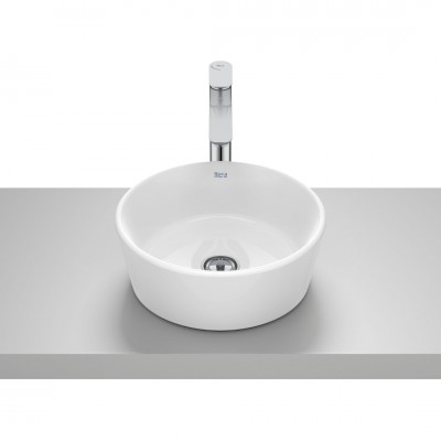 Roca Optica umywalka okrągła 35 cm nablatowa biała A327B15000