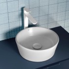 Roca Optica umywalka okrągła 35 cm nablatowa biały mat A327B15620