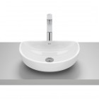 Roca Optica umywalka 45x30 cm półokrągła nablatowa biała A327C10000