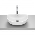 Roca Optica umywalka 45x30 cm półokrągła nablatowa biały mat A327C10620