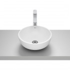 Roca Optica umywalka okrągła 35 cm nablatowa biały mat A327C12620