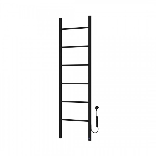 Instal Projekt Primavera grzejnik łazienkowy elektryczny 112x40 cm czarny mat PRVE-40/110C31