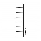 Instal Projekt Primavera grzejnik łazienkowy elektryczny 112x40 cm czarny mat PRVE-40/110C31