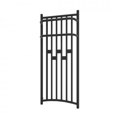 Imers Indeo 1 grzejnik łazienkowy 80x43 cm elektryczny czarny połysk 0312/CZP/E