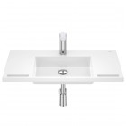 Roca Dostępna Łazienka umywalka ścienna 85x55 cm prostokątna biała A2W8004000