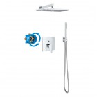 Roca Atlas zestaw prysznicowy podtynkowy chrom A5D2690C00