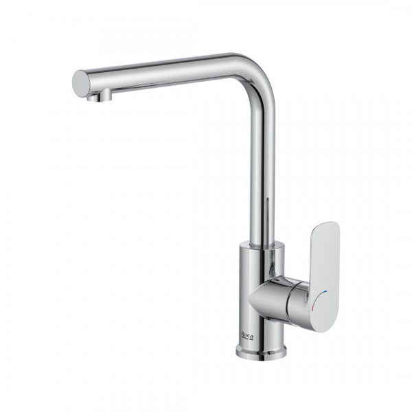 Roca Cala bateria kuchenna z wyciąganą wylewką chrom A5A836EC00