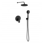Roca Cala zestaw prysznicowy podtynkowy czarny mat A5D186ENB0