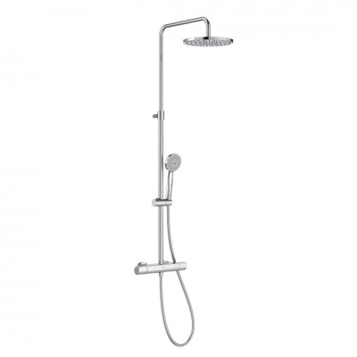 Roca Even zestaw prysznicowy termostatyczny ścienny chrom A5A9A2EC00