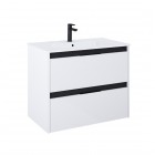 Roca Alpine zestaw łazienkowy 80 cm umywalka z szafką biały połysk A852014606