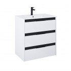 Roca Alpine zestaw łazienkowy 70 cm umywalka z szafką biały połysk A852038606