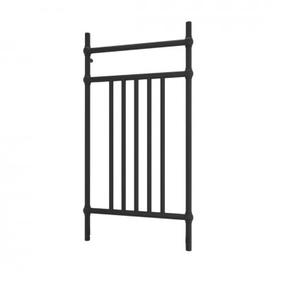 Imers Pinea 1 grzejnik łazienkowy 100x43 cm elektryczny czarny połysk 0512/CZP/E