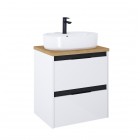 Roca Alpine szafka podumywalkowa 60 cm z blatem biały połysk A852039606