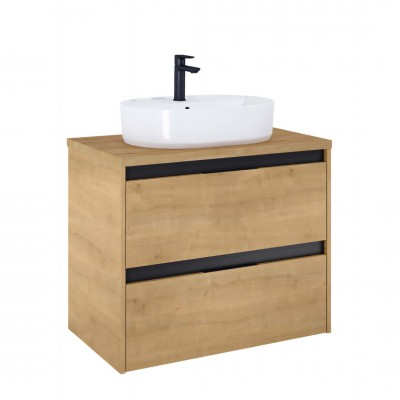 Roca Alpine szafka podumywalkowa 80 cm z blatem jasny dąb A852041464