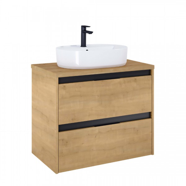 Roca Alpine szafka podumywalkowa 80 cm z blatem jasny dąb A852041464