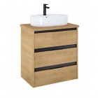 Roca Alpine szafka podumywalkowa 70 cm z blatem jasny dąb A852044464