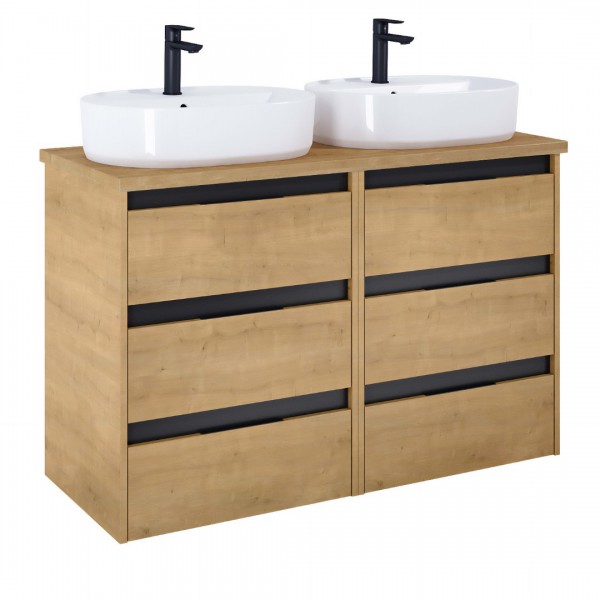 Roca Alpine szafka podumywalkowa 120 cm z blatem jasny dąb A852046464