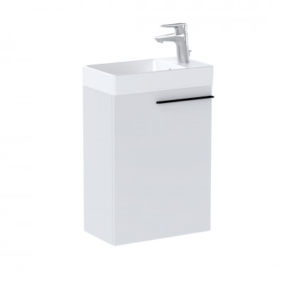 Roca Ella zestaw łazienkowy 45 cm umywalka z szafką biały mat A851917529