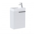 Roca Ella zestaw łazienkowy 45 cm umywalka z szafką biały mat A851917529