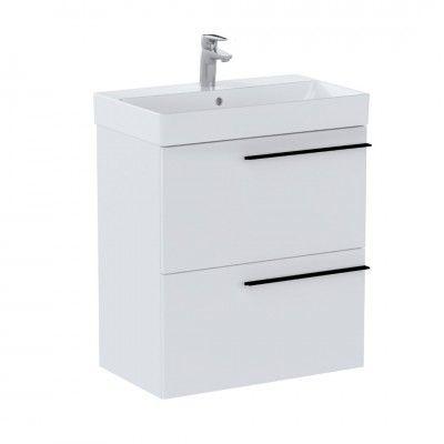 Roca Ella Unik Compacto zestaw łazienkowy 60 cm umywalka z szafką biały mat A851916529