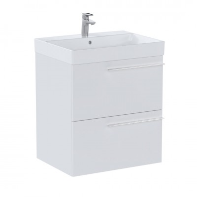 Roca Ella Unik zestaw łazienkowy 60 cm umywalka z szafką biały mat A851910529