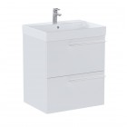 Roca Ella Unik zestaw łazienkowy 60 cm umywalka z szafką biały mat A851910529