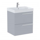 Roca Ella Unik zestaw łazienkowy 60 cm umywalka z szafką perłowy mat A851910530