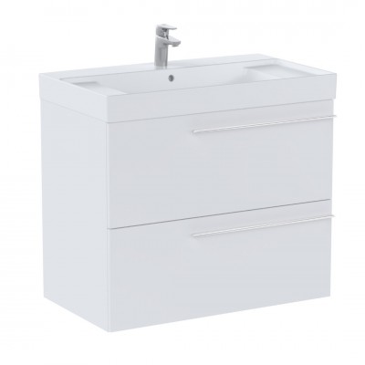 Roca Ella Unik zestaw łazienkowy 80 cm umywalka z szafką biały mat A851911529