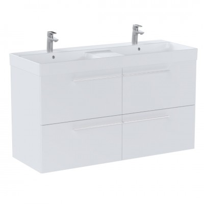 Roca Ella Unik zestaw łazienkowy 120 cm umywalka z szafką biały mat A851915529