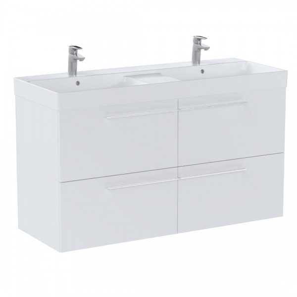 Roca Ella Unik zestaw łazienkowy 120 cm umywalka z szafką biały mat A851915529
