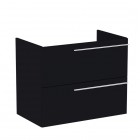 Roca Ella szafka podumywalkowa 80 cm czarny mat A857770532