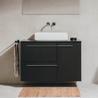 Roca Ella szafka podumywalkowa 60 cm czarny mat A857769532