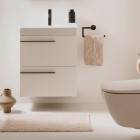 Roca Ella Unik Compacto zestaw łazienkowy 60 cm umywalka z szafką biały mat A851916529