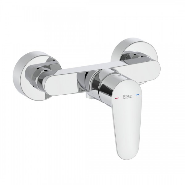 Roca Victoria Plus bateria prysznicowa ścienna chrom A5A214FC00