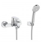 Roca Victoria Plus bateria wannowa z zestawem natryskowym ścienna chrom A5A014FC00