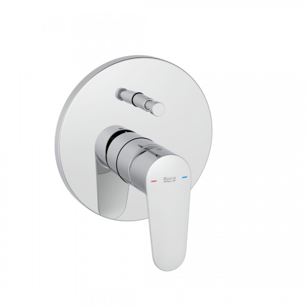 Roca Victoria Plus bateria wannowo-prysznicowa podtynkowa chrom A5A064FC00