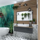 Elita Meble Babette umywalka nablatowa 81,5x41,5 cm biały połysk 145109