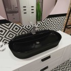 Elita Meble Babette umywalka nablatowa 81,5x41,5 cm czarny mat 145105