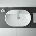 Elita Meble Babette umywalka nablatowa 61,2x41,2 cm biały połysk 145079