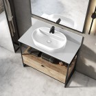 Elita Meble Babette umywalka nablatowa 61,2x41,2 cm biały połysk 145079