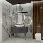 Elita Meble Round lustro LED 100 cm 167640