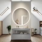 Elita Meble Round lustro LED 120 cm 168513