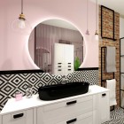 Elita Meble Round lustro LED 75 cm 167639