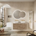 Elita Meble Round Twin lustro LED 80/60 cm 168511