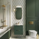 Elita Meble Sharon Diamond Gold lustro LED 45x90 cm 168132