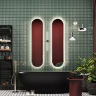 Elita Meble Sharon Long lustro LED 35x150 cm złoty 168507